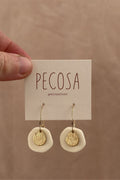 Pendientes NARA, capsula MARFIL