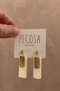 Pendientes AURI, capsula MARFIL